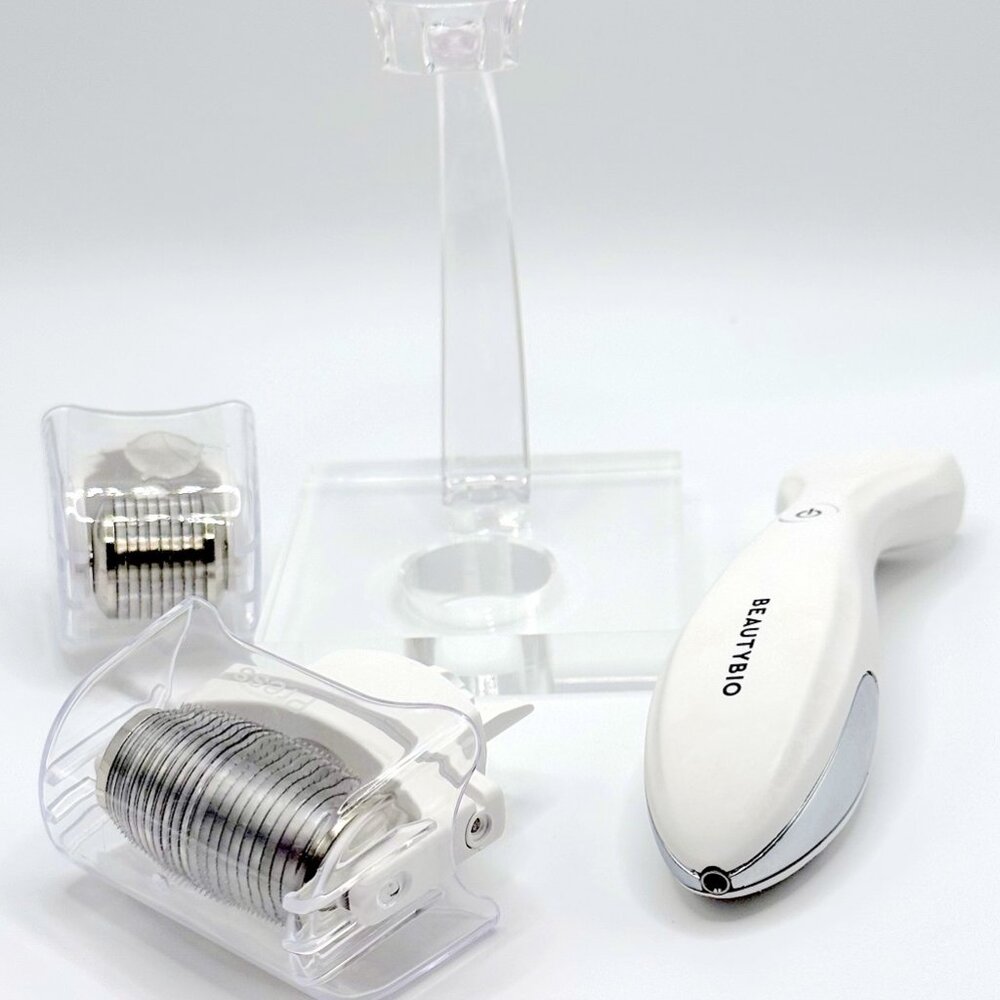 BeautyBio GloPRO Microneedling Regeneration Set - Tool, Face & Scalp Attachment - Picture 3 of 10